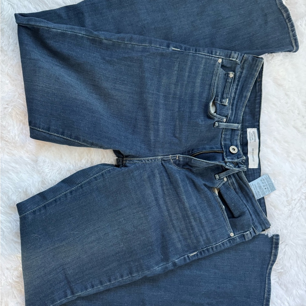 Signature by Levi Strauss Dark Blue Flare Jeans